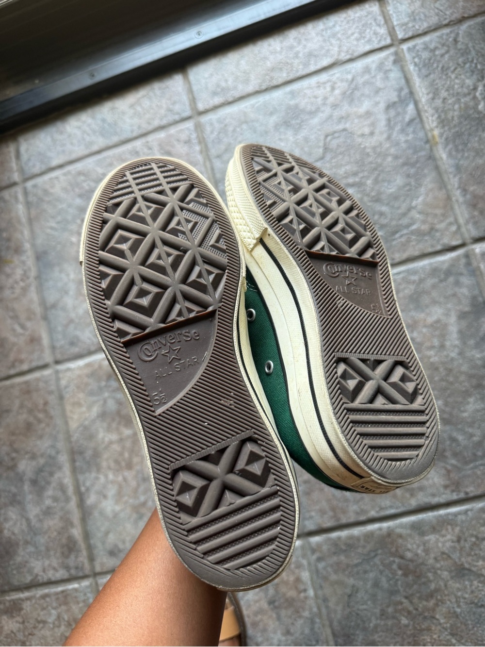 Converse Chuck Taylor All Star Platform High-Top Sneakers in Forest Green - Picture 4 of 4